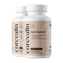 Two Corevalin bottles