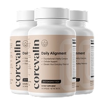 Three Corevalin bottles